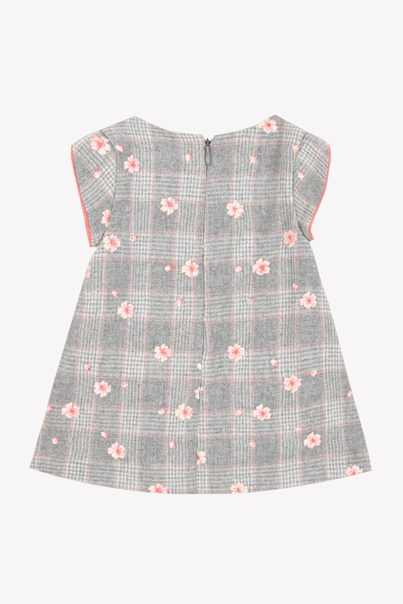 Robe - Gris chiné fleurs