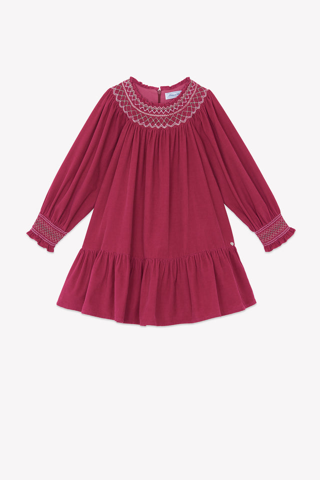 Robe - Magenta velours - Image principale