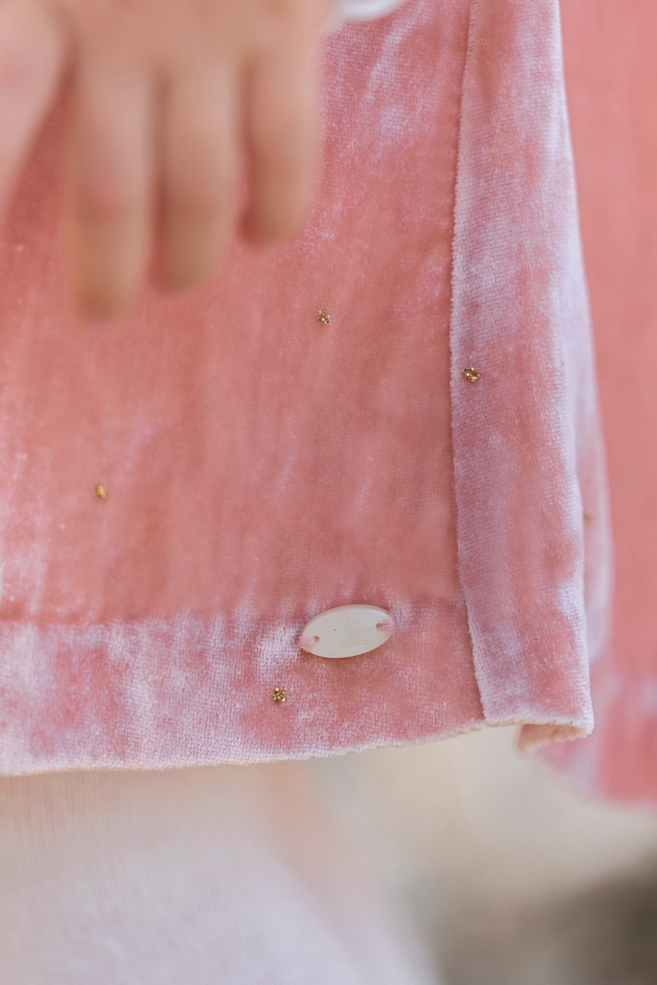 Robe - Rose poudré en velours