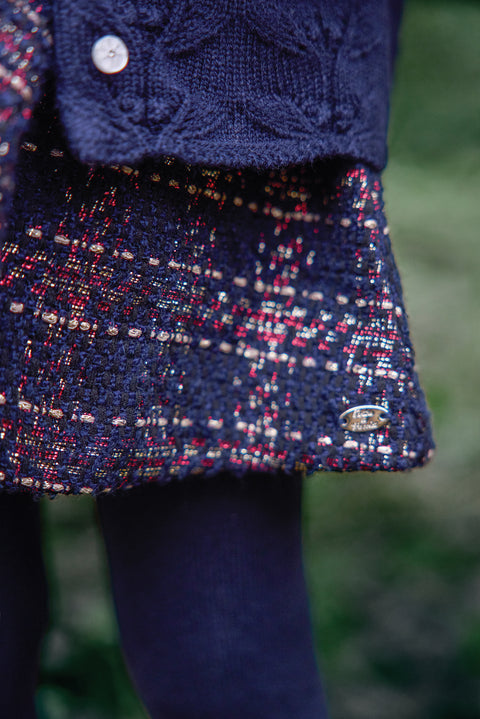 Robe - Marine avec nœuds - Image principale