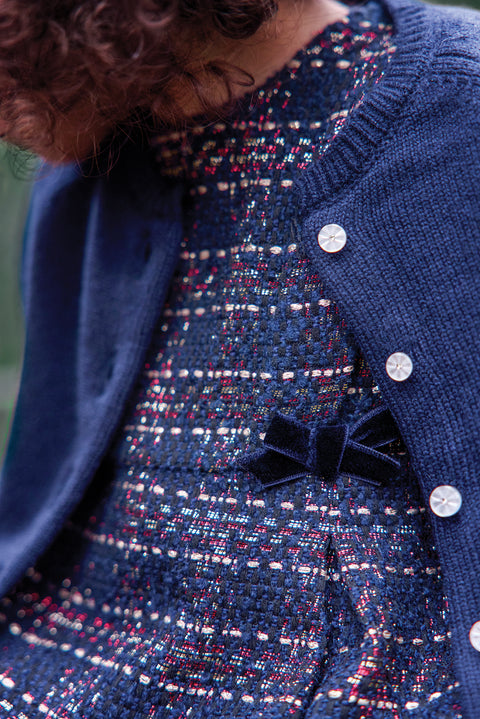 Cardigan - Marine maille - Image principale