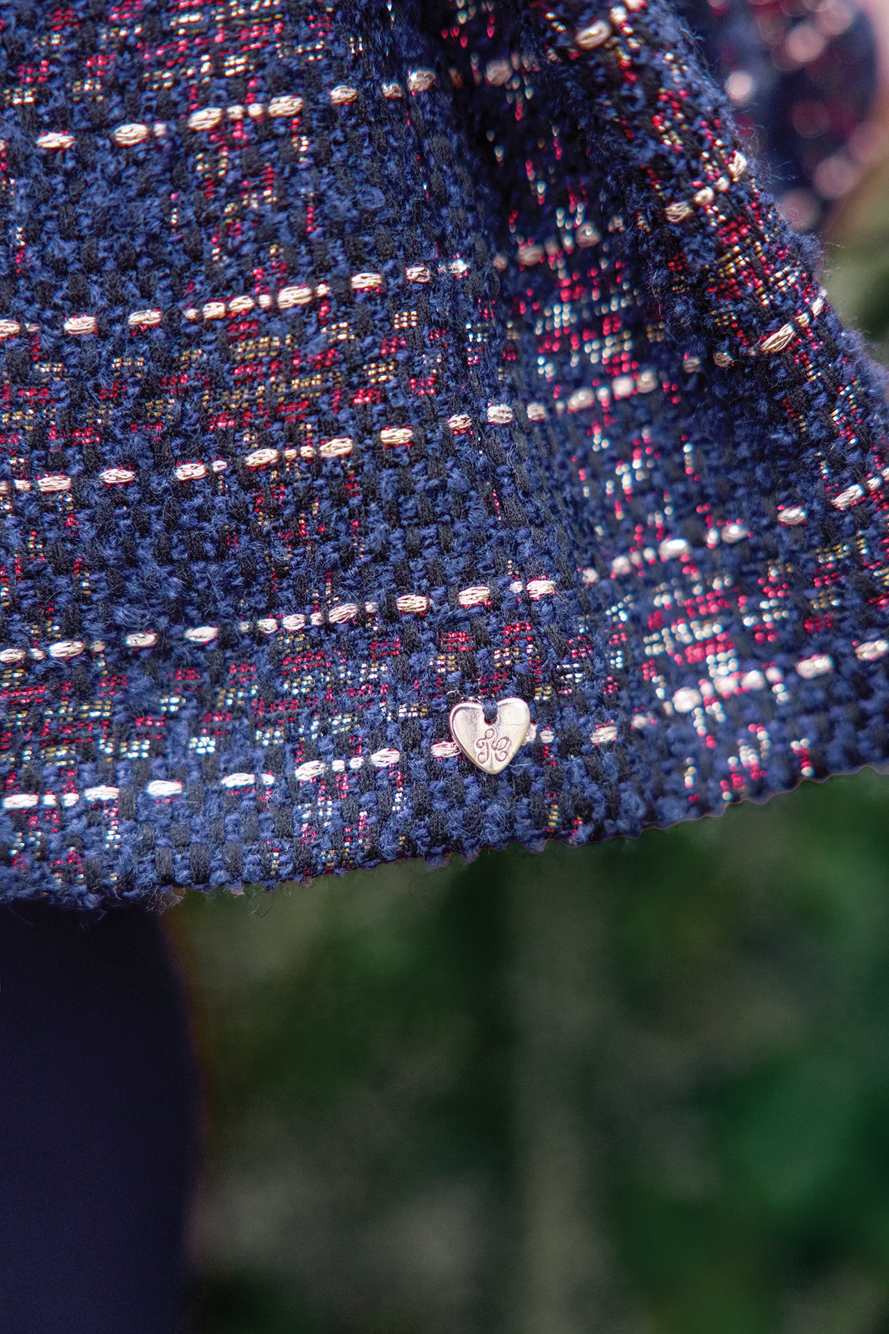 Robe - Marine col claudine