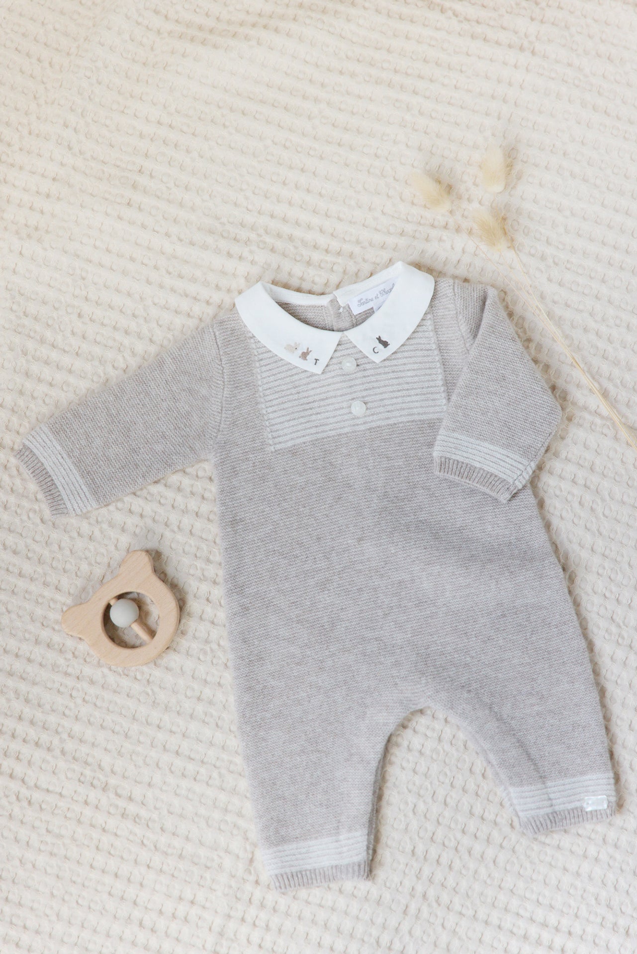 Combinaison longue - Greige smocks