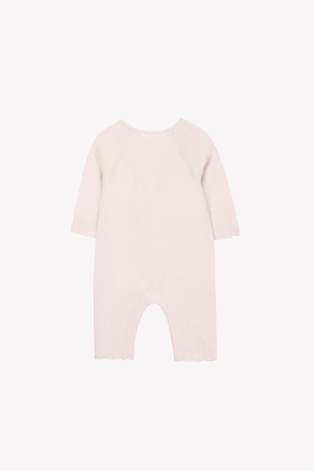 Entero largo - Rosa pálido Bordado