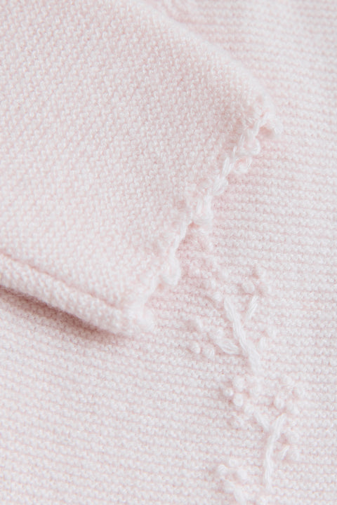 Combinaison longue - Rose pâle broderie - Image principale