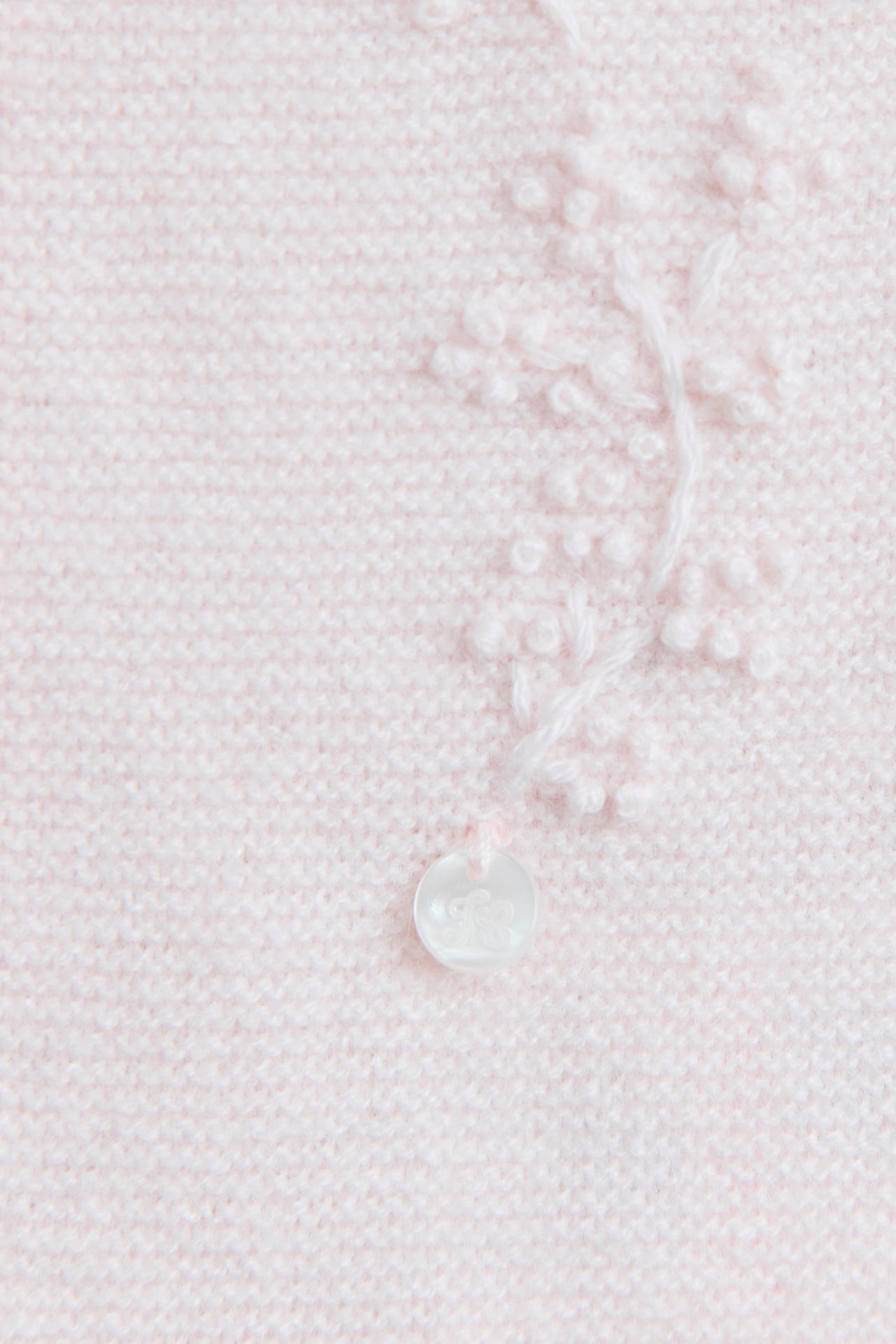 Entero largo - Rosa pálido Bordado