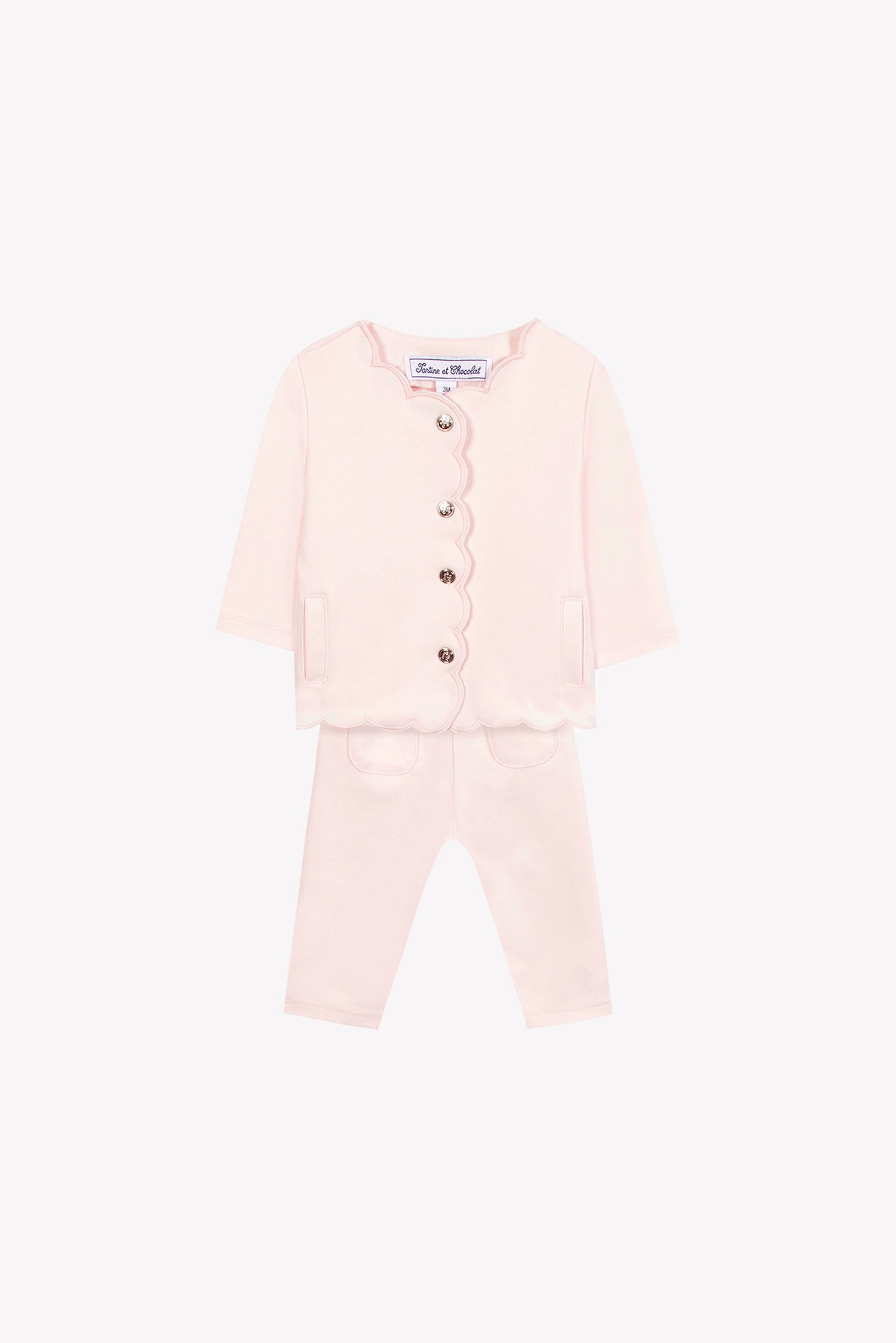 Ensemble jogging - Rose pâle