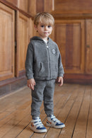 Ensemble jogging - Gris foncé chiné