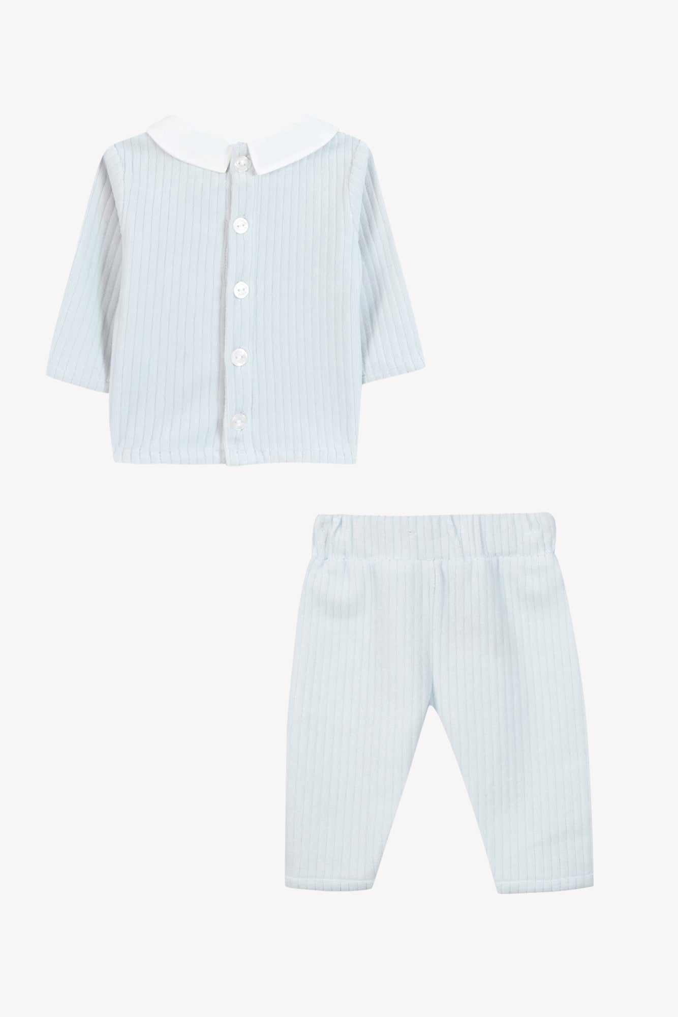 Ensemble long - Bleu velours