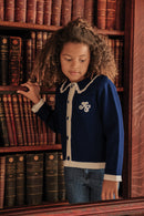 Jacke - Marineblau Wolle