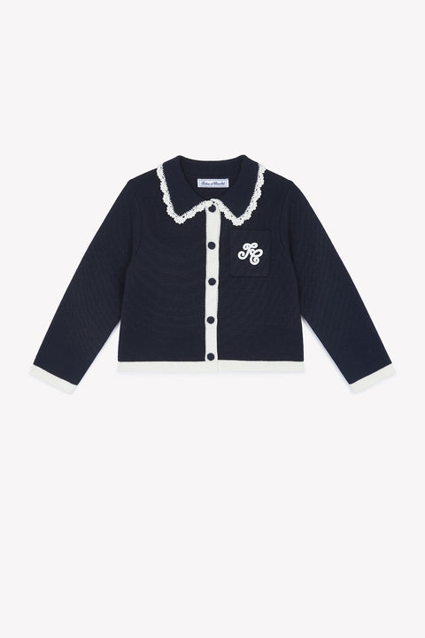 Veste - Marine laine - Image principale