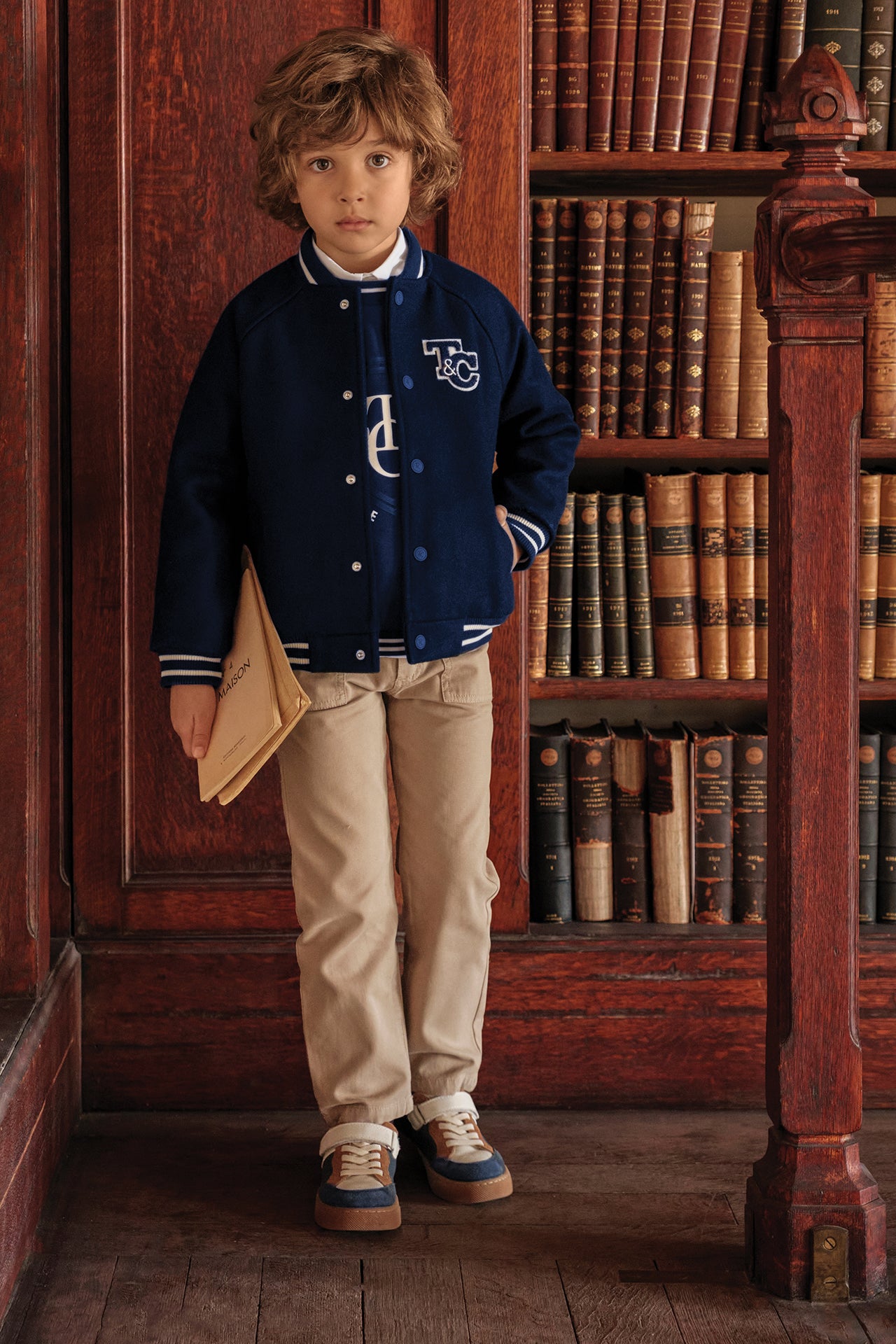 Veste teddy - Marine