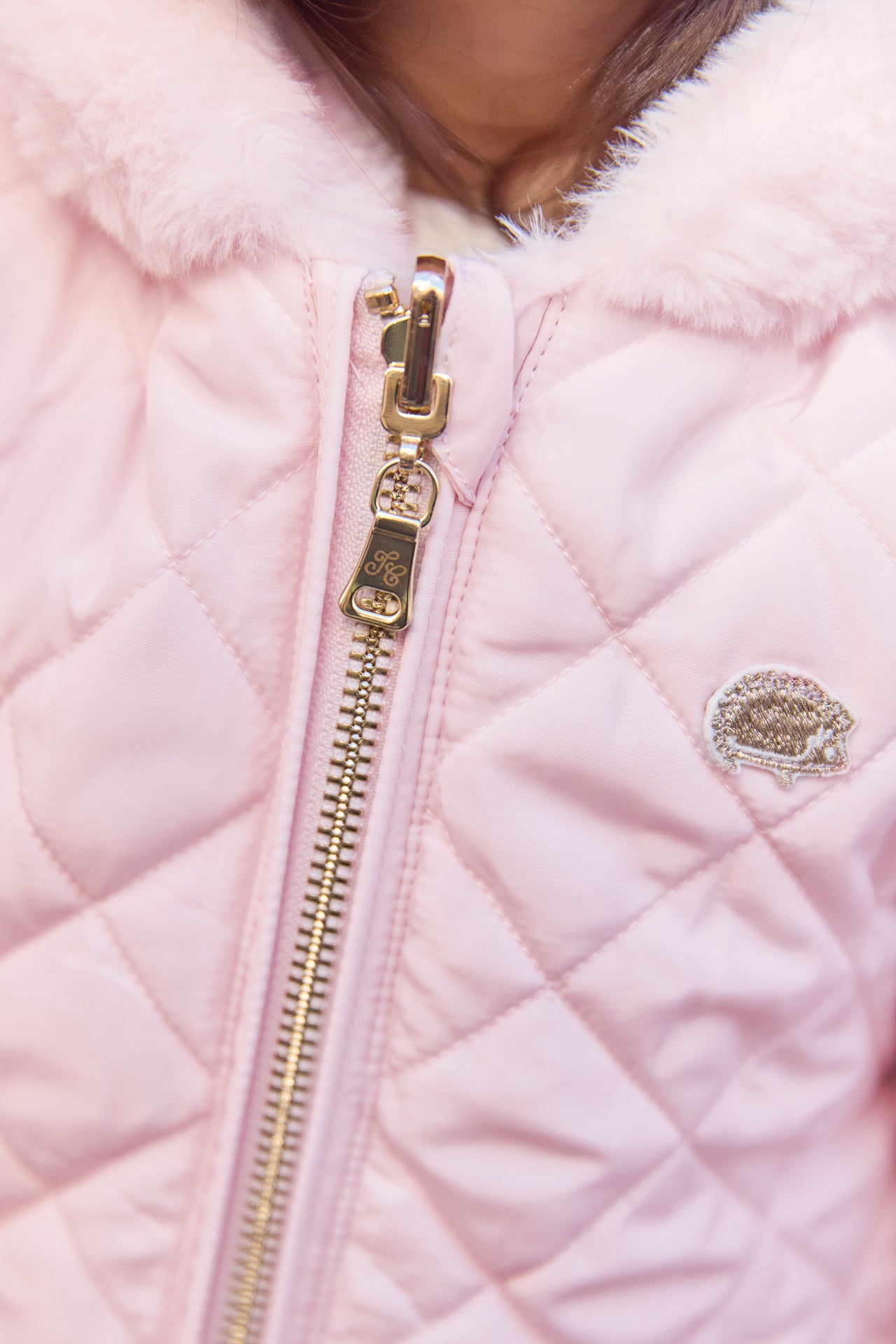 Doudoune - Rose pale réversible