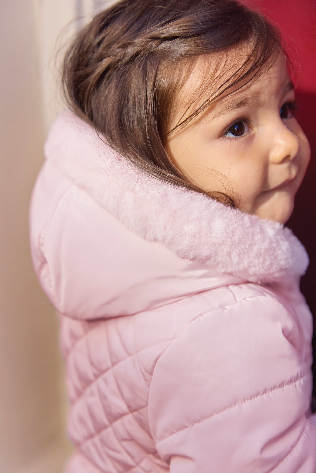 Doudoune - Rose pale réversible