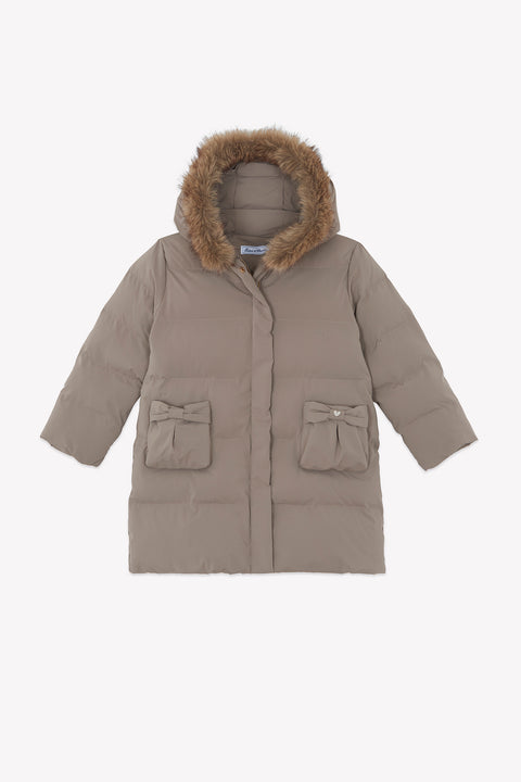 Doudoune longue - Taupe - Image principale