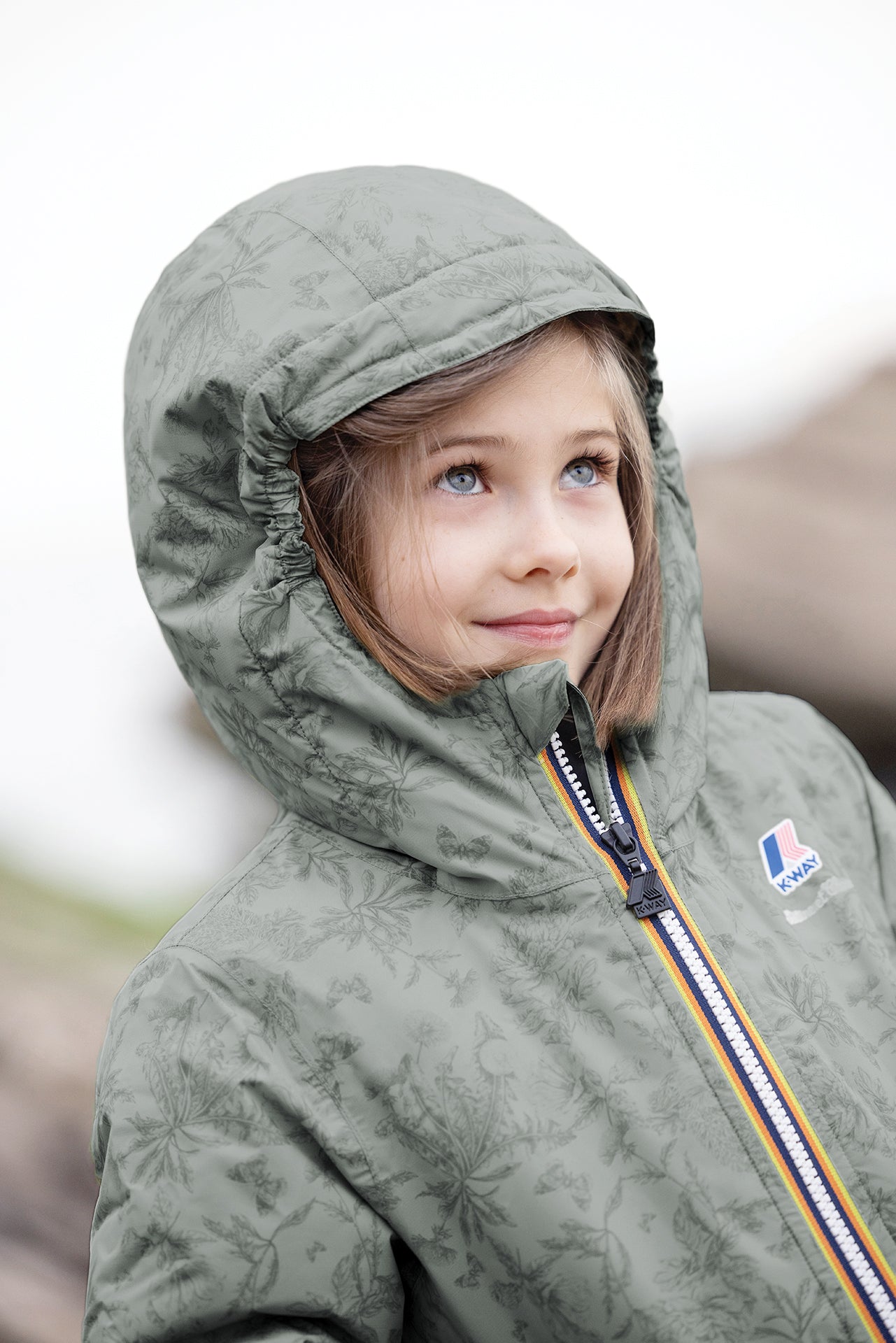 Coupe-vent - Kaki K-way x Tartine et chocolat