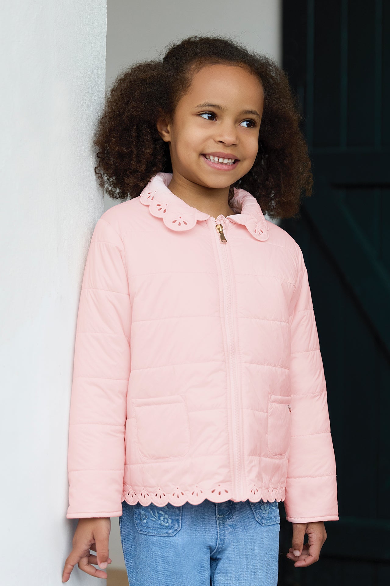 Onderstaand Donsjack - Lichtroze