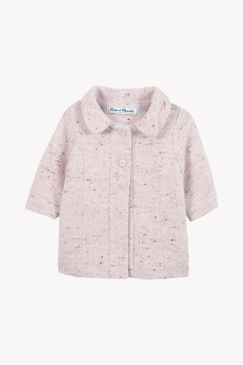 Manteau - Rose pâle en laine - Image principale
