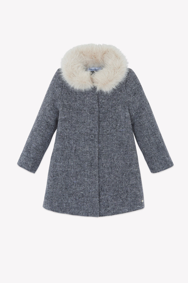 Manteau - Gris foncé en laine - Image principale