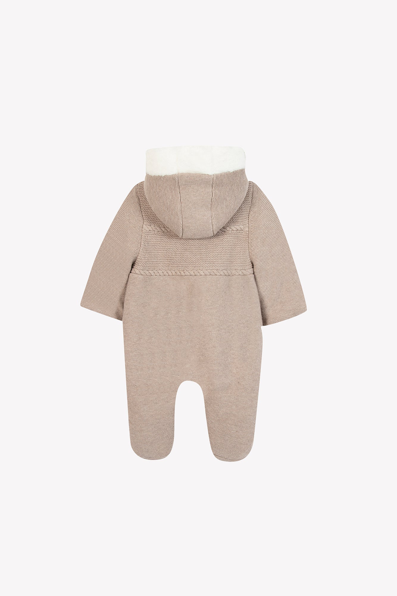 Kombination Einteiler - Grau meliert Strickwaren