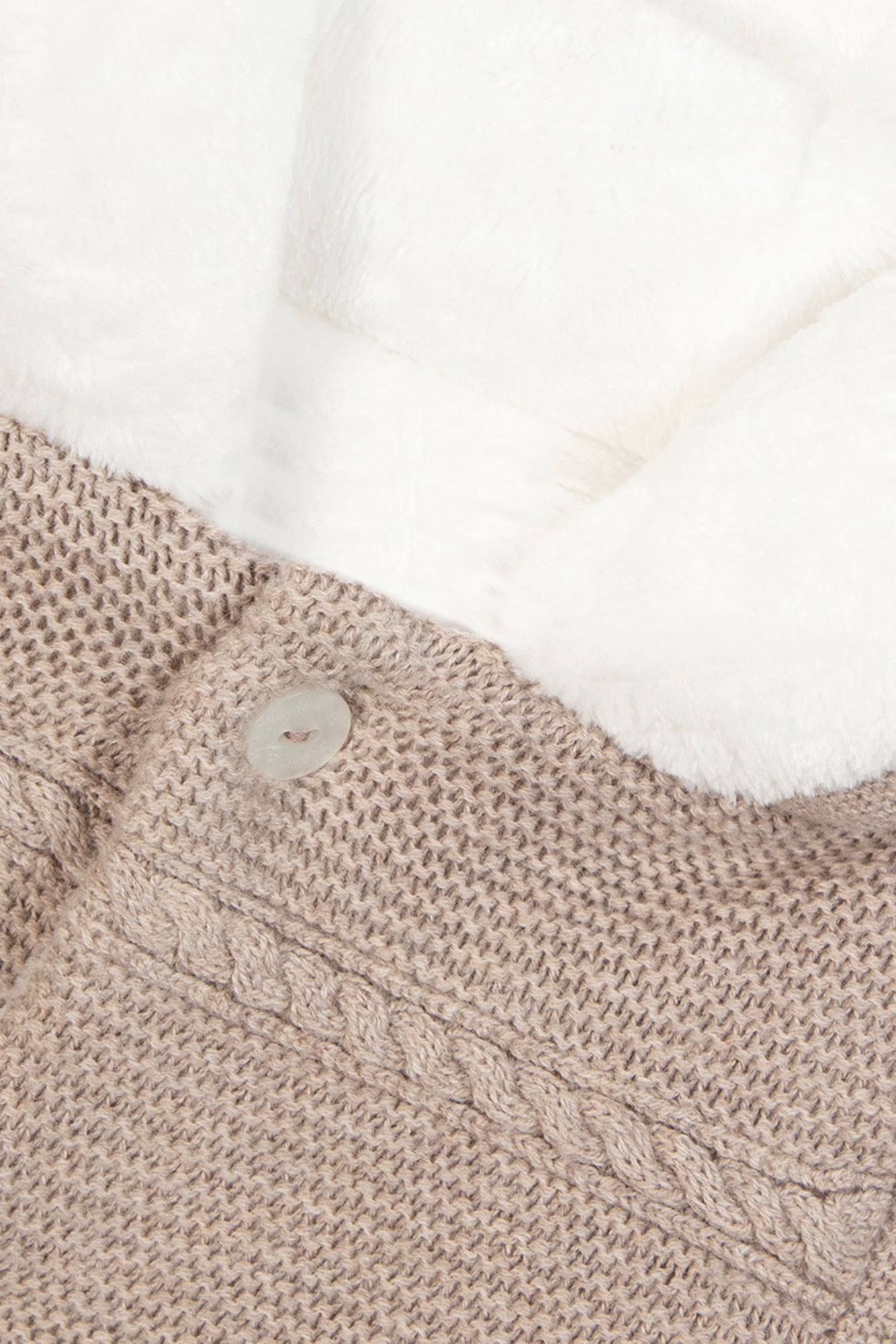 Kombination Einteiler - Grau meliert Strickwaren