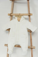 Kombination Einteiler - Ecru gesteppt