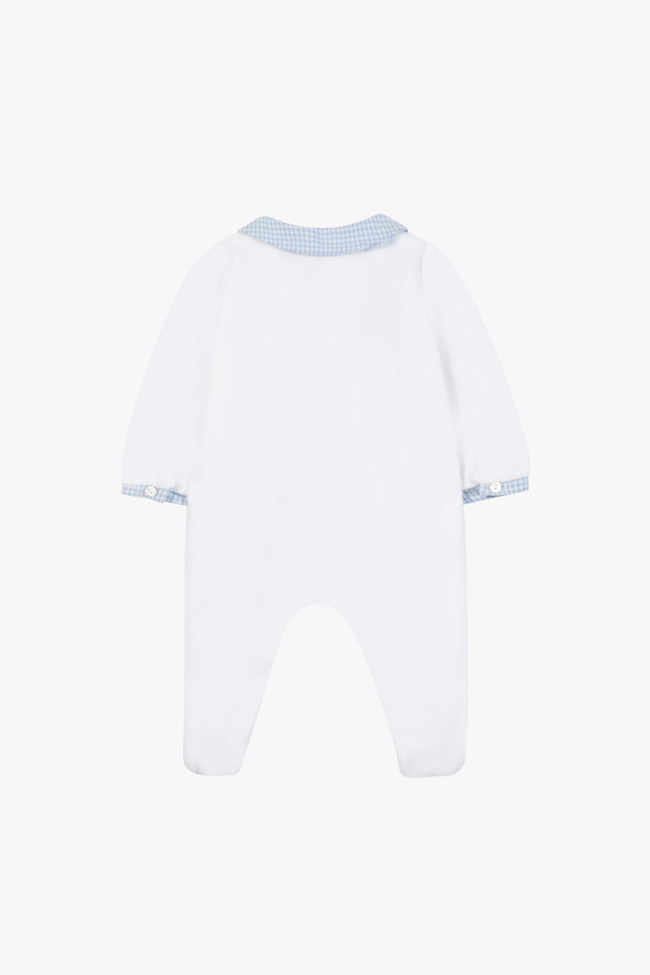 Pyjama - Weiss Zweifarbiges Gingham