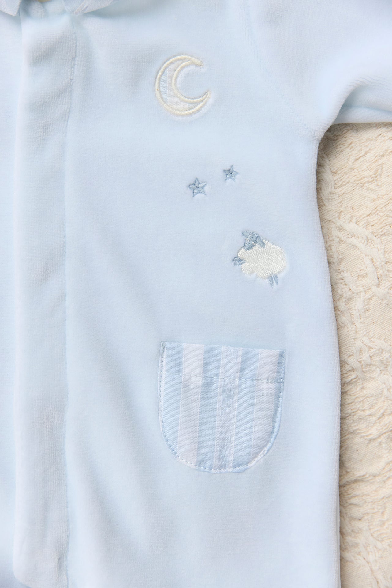 Pyjama - Bleu ciel moutons