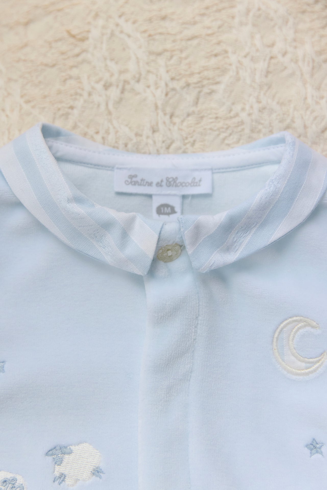 Pyjama - Bleu ciel moutons