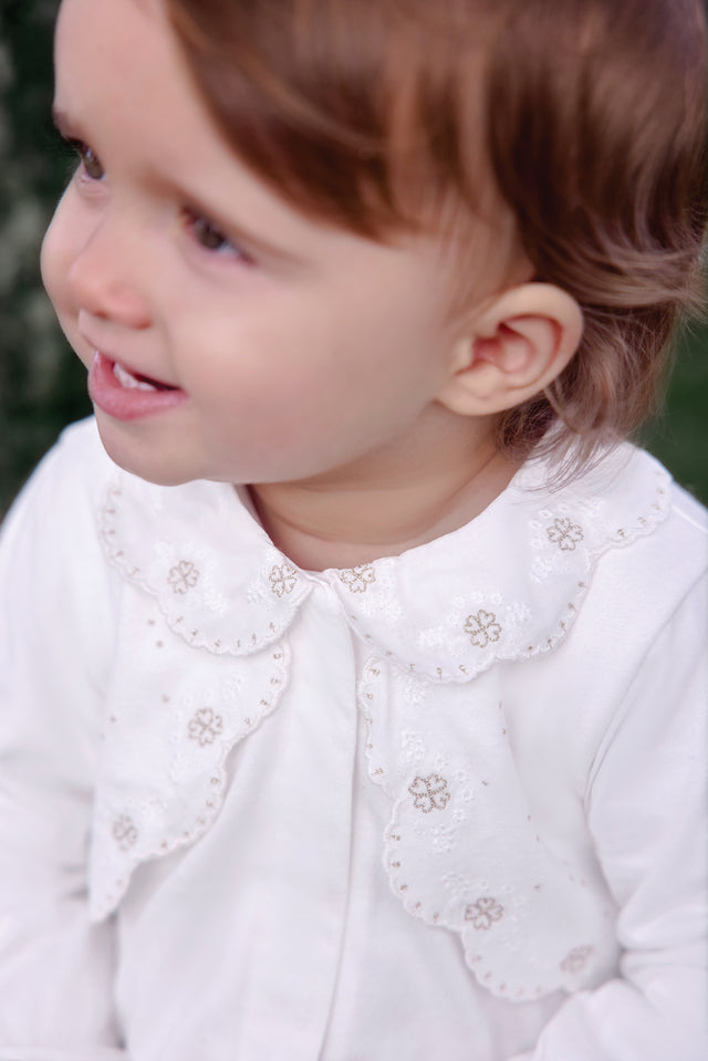 Pyjama - Ecru volanté - Image principale