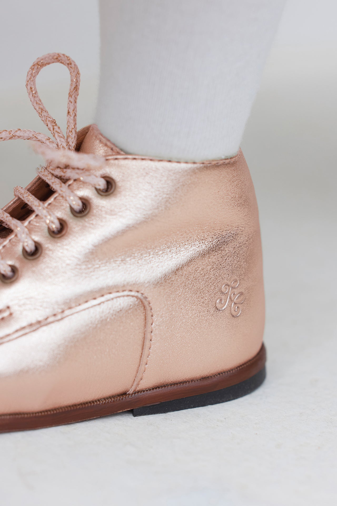 Derbies - Laminato -Leder