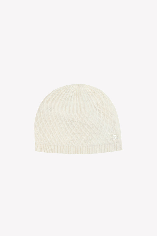 Gorro - Marfil 100% cachemira - Image principale