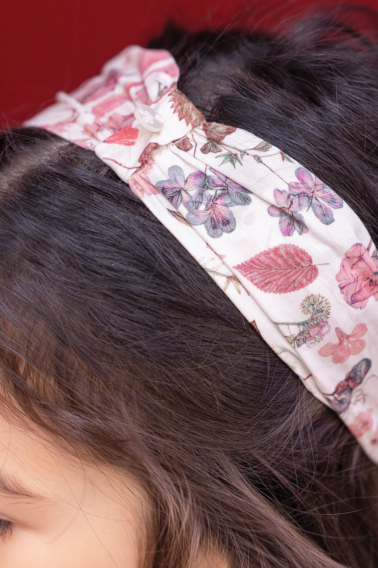 Headband - Ecru fabric Liberty