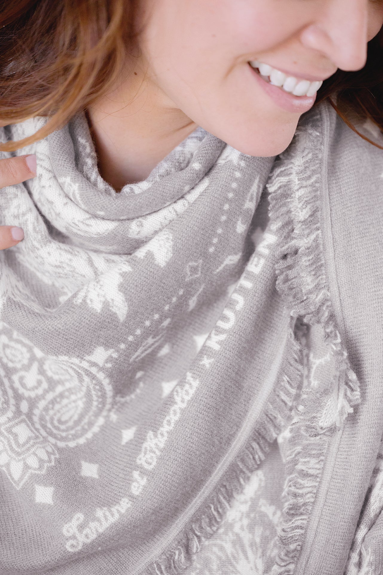 Grand Foulard - Taupe Kujten x Tartine et Chocolat