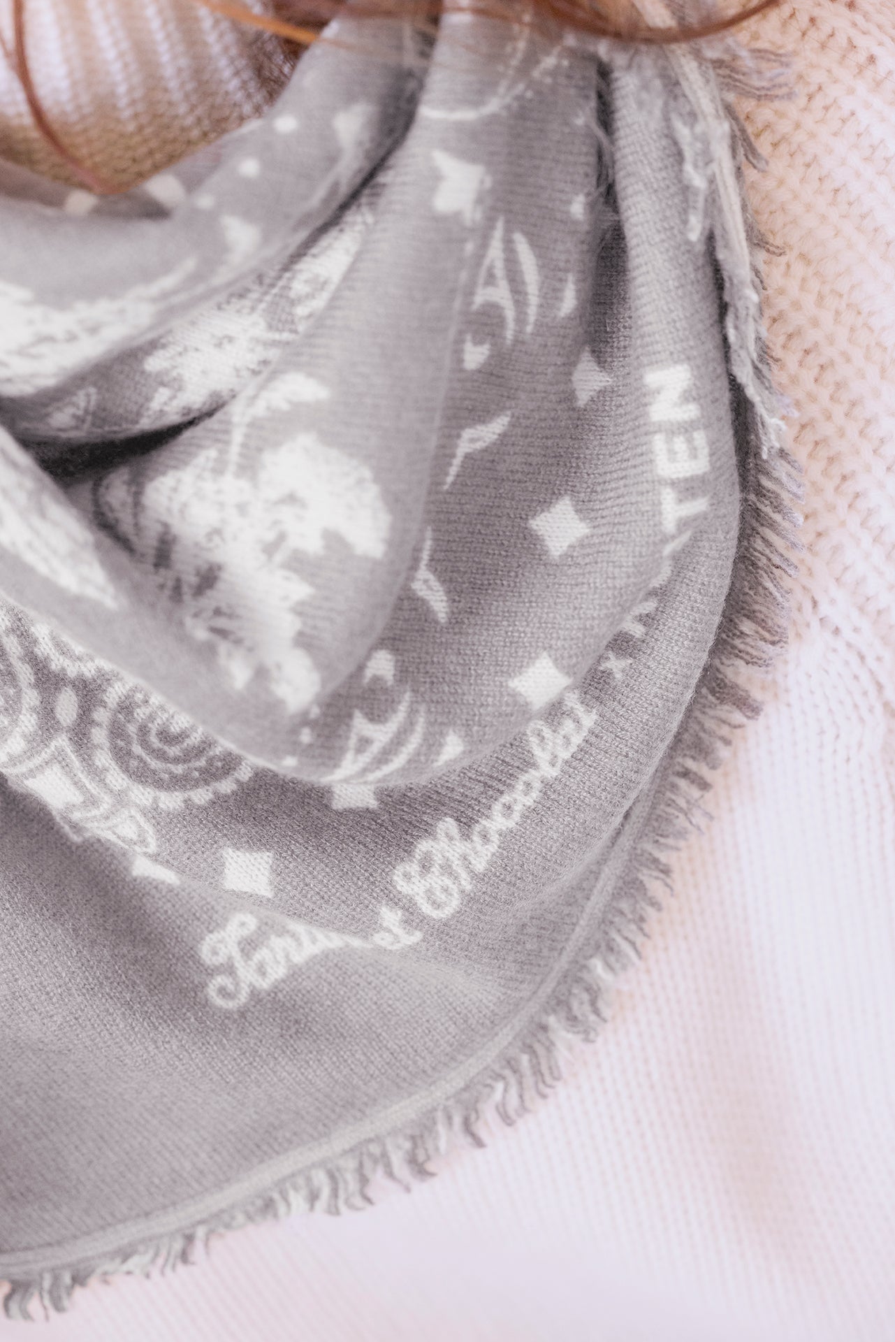 Grand Foulard - Taupe Kujten x Tartine et Chocolat