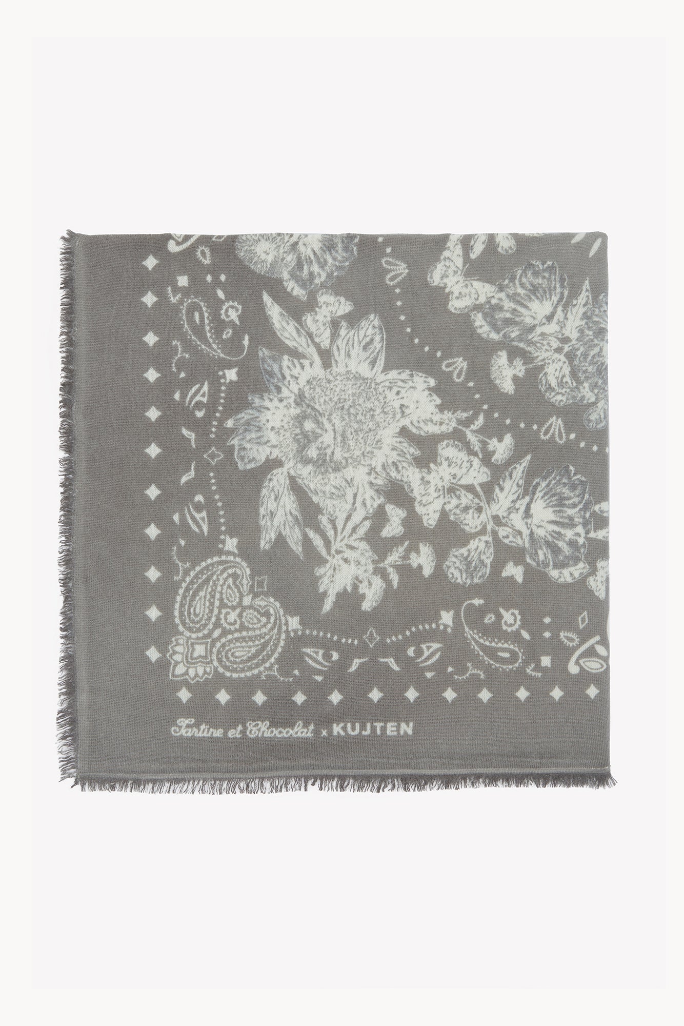 Grand Foulard - Taupe Kujten x Tartine et Chocolat