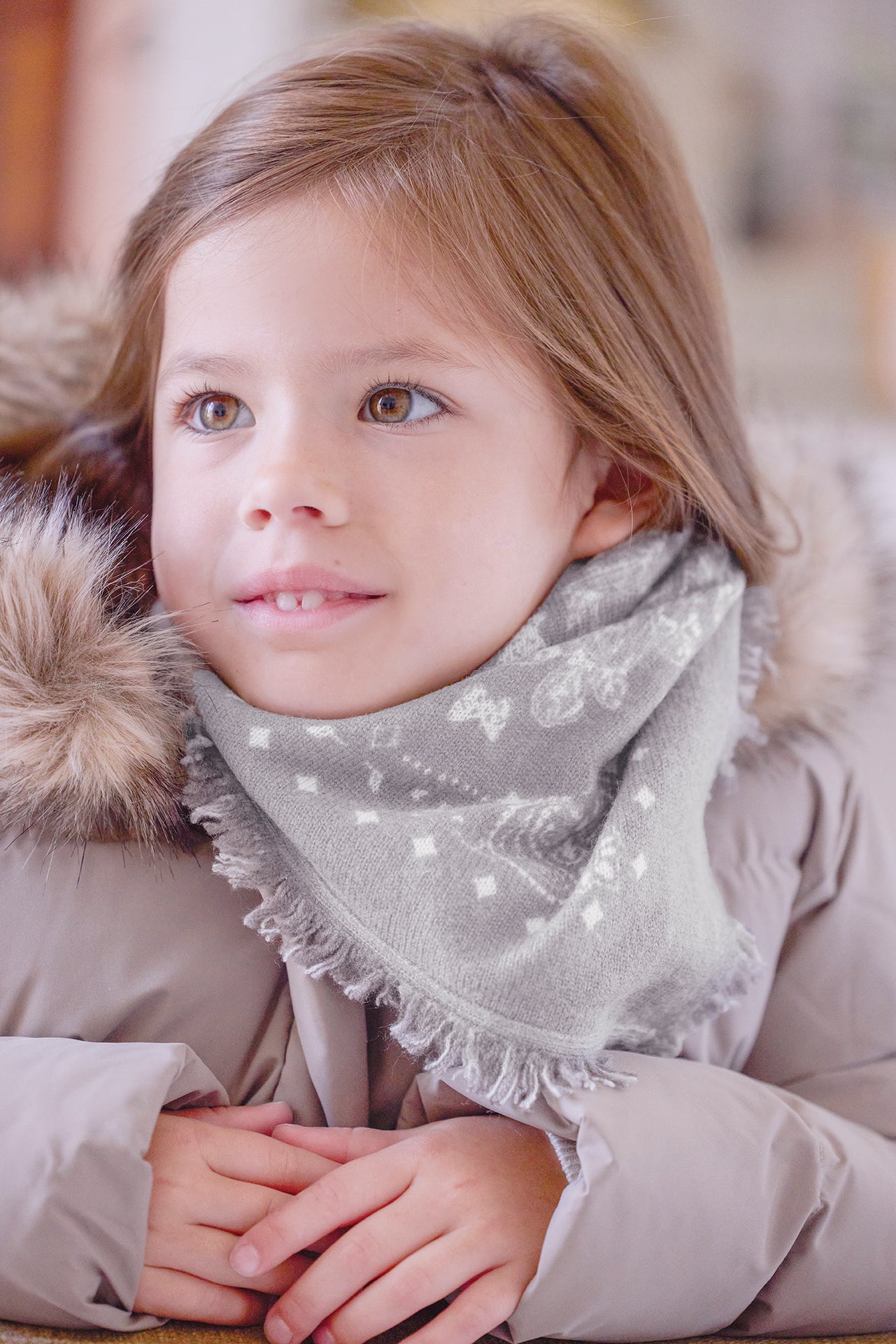 Petit Foulard - Taupe Kujten x Tartine et Chocolat