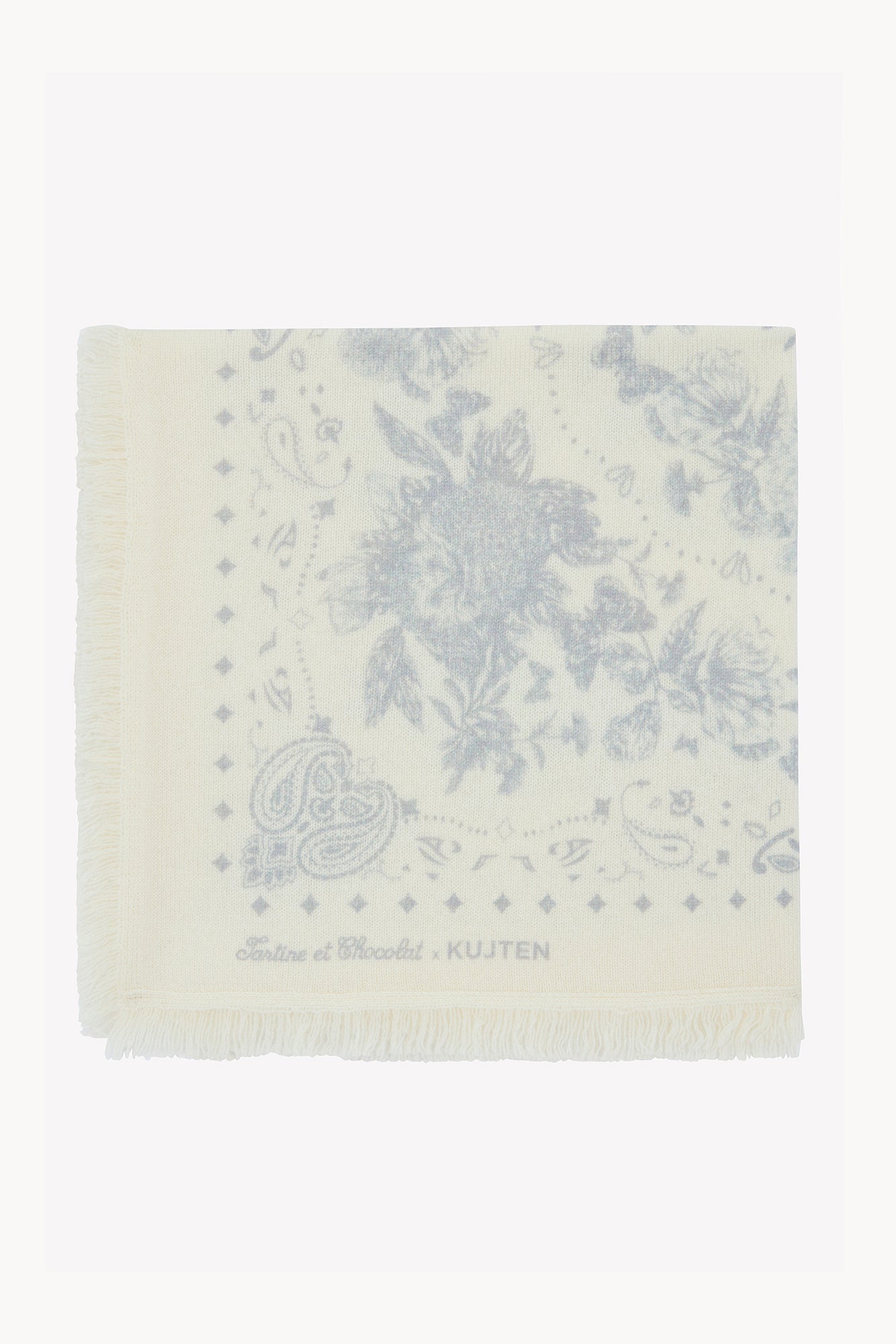 Kleine sjaal - Lichtgrijs Kujten X Tartine et Chocolat