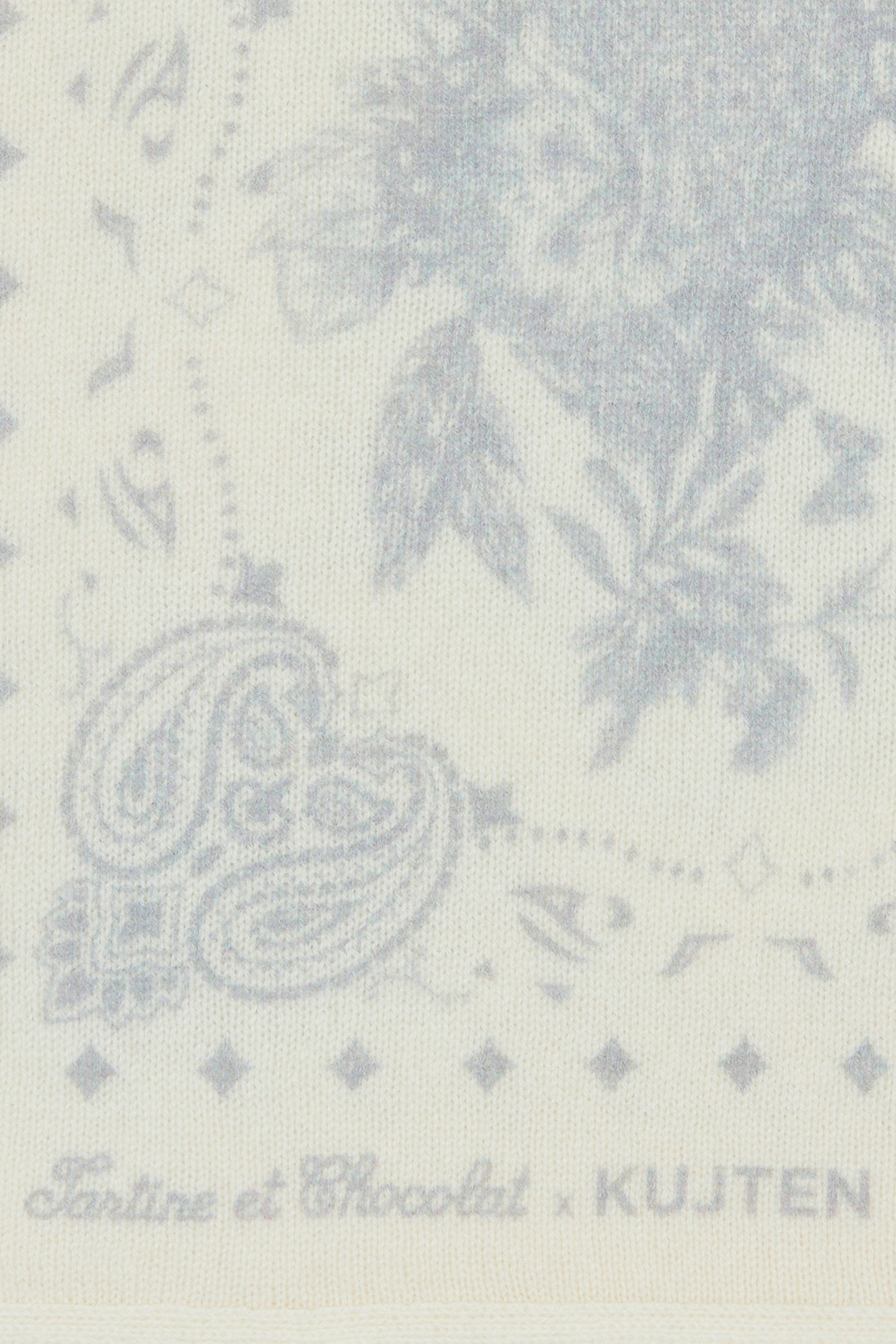 Kleine sjaal - Lichtgrijs Kujten X Tartine et Chocolat