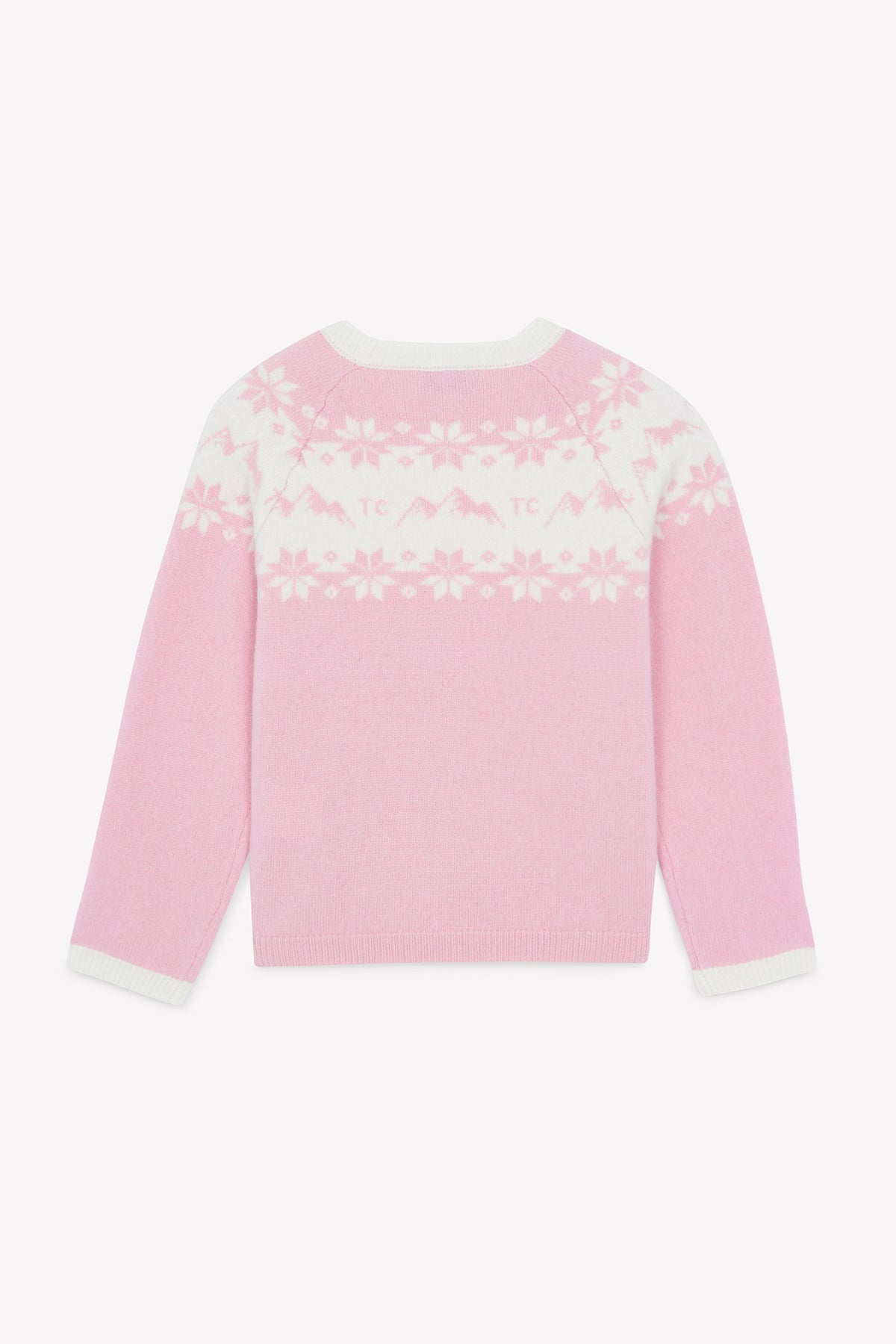 Maglia - Rosa lana jacquard Pyrenex x Tartine et Chocolat