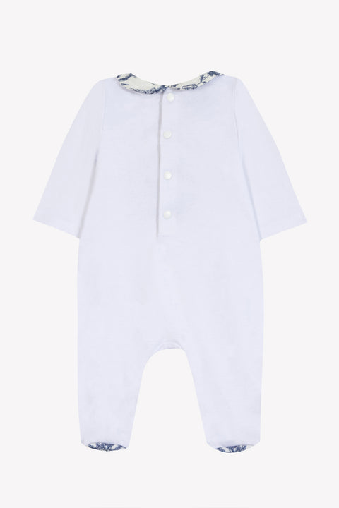 Coffret pyjama et doudou - Bleu inspiration Toile de Jouy - Image principale