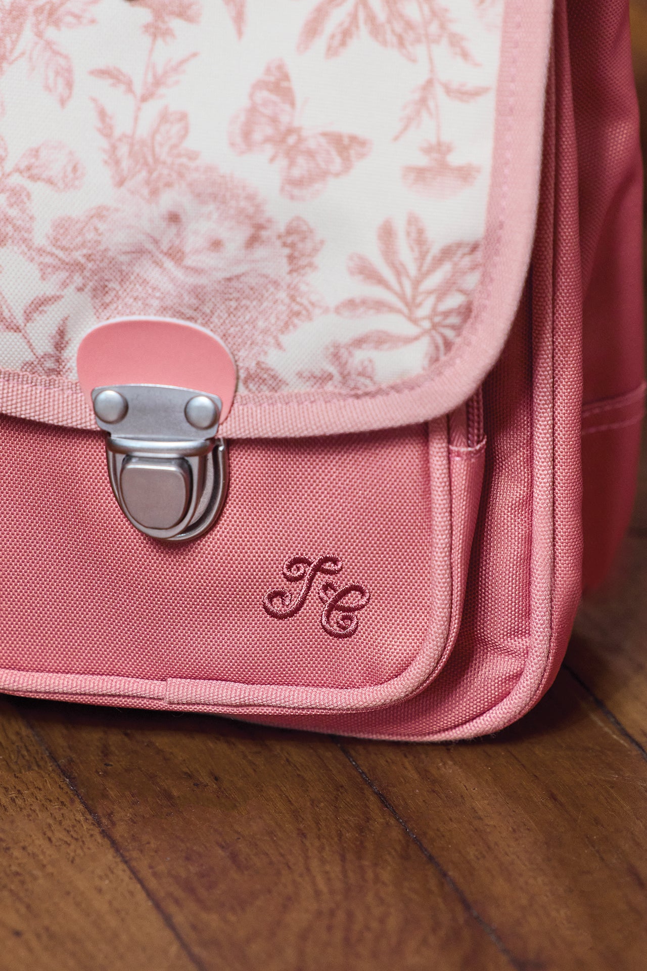 Cartable - Imprimé inspiration toile de Jouy Tann's x Tartine et Chocolat