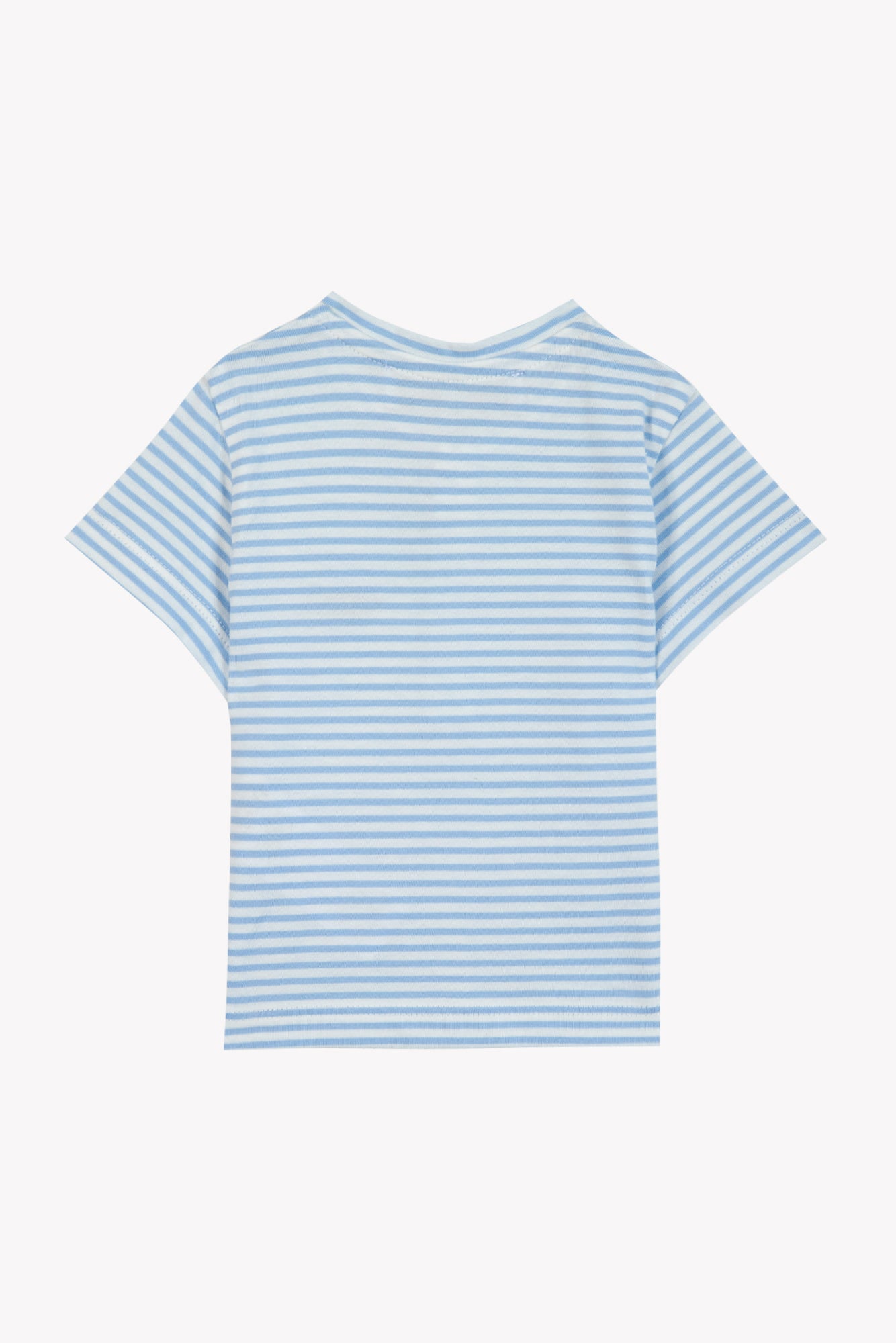 T-shirt - Blauw kust Streeps