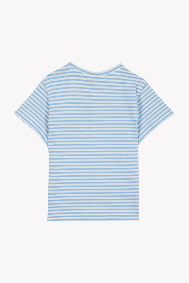 T-Shirt - Blau Meer Streifens - Image principale