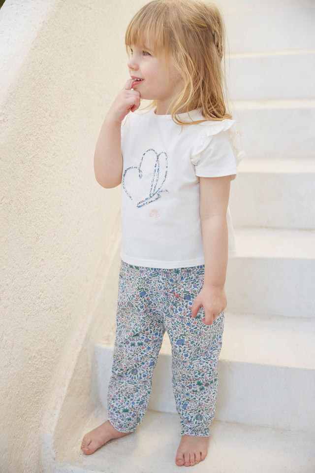 Pantalon - Coton imprimé tissu liberty - Image principale