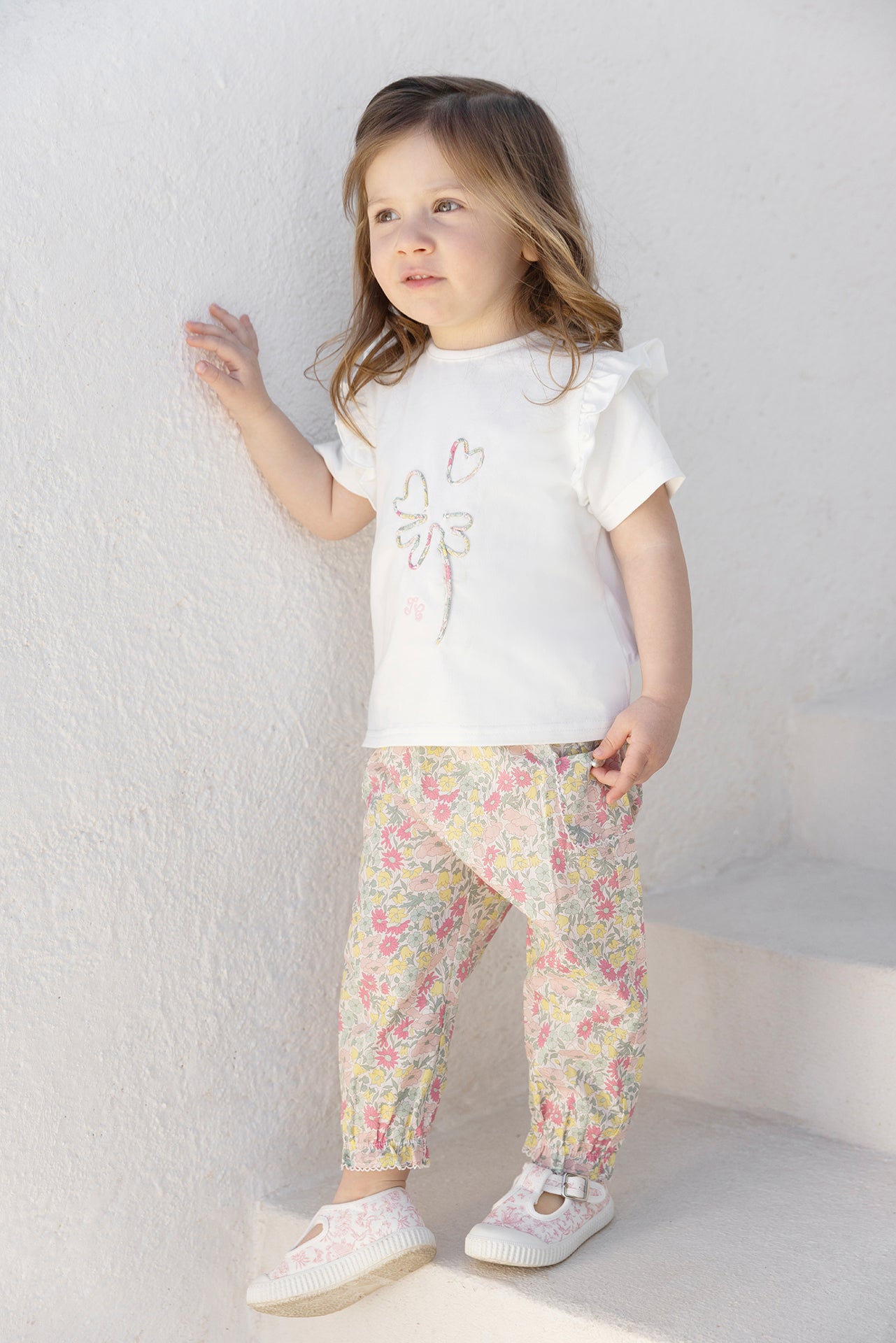 Pantalon - Coton imprimé tissu liberty