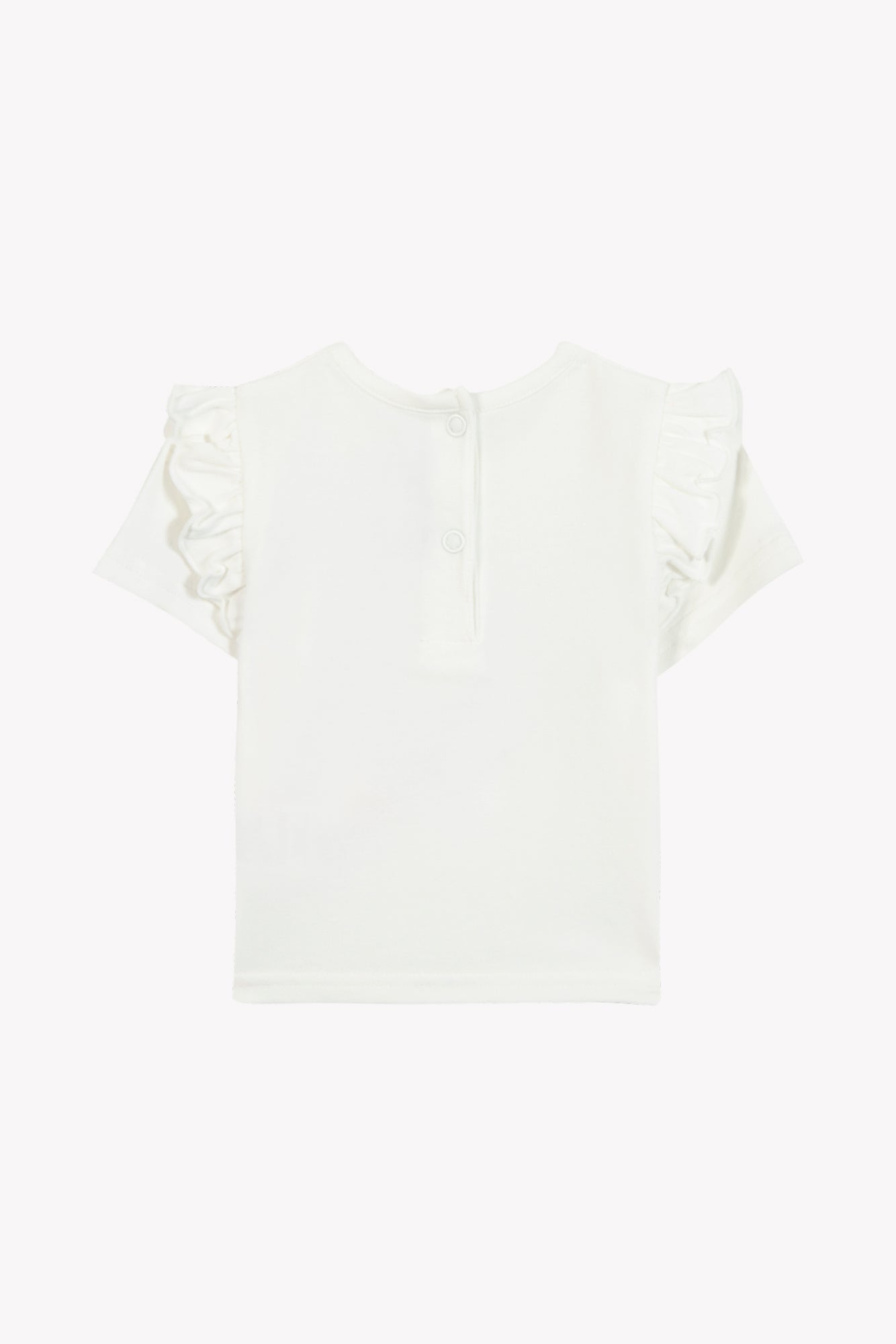 Camiseta - Blanco mariposa Estampado tela Liberty