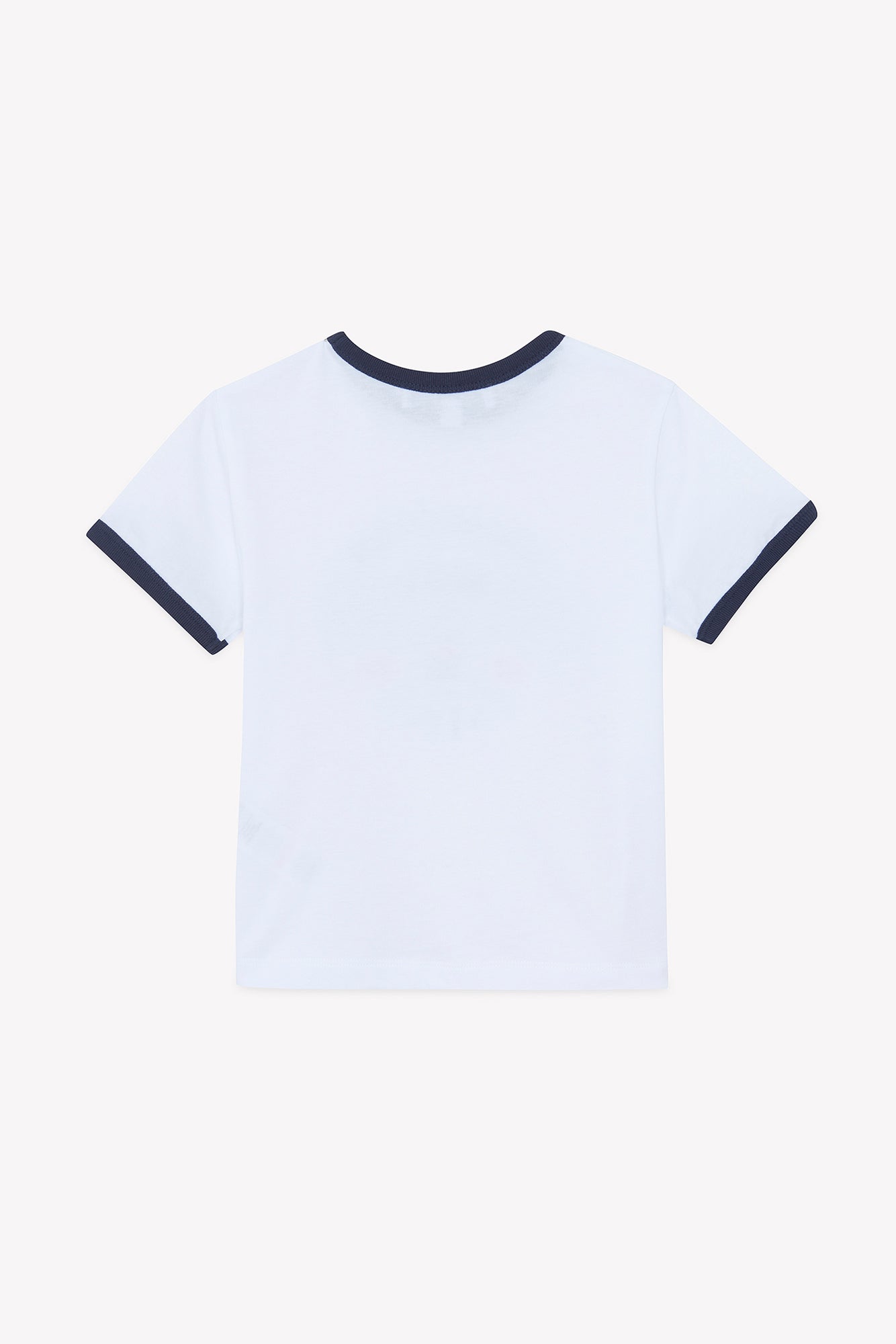 T-Shirt - Marineblau Baumwolle Illustration Badminton