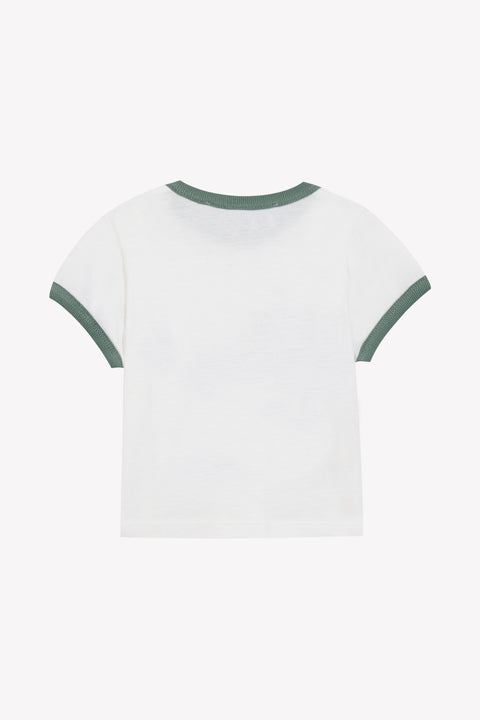 T-shirt - Ecru illustration explorateur - Image principale