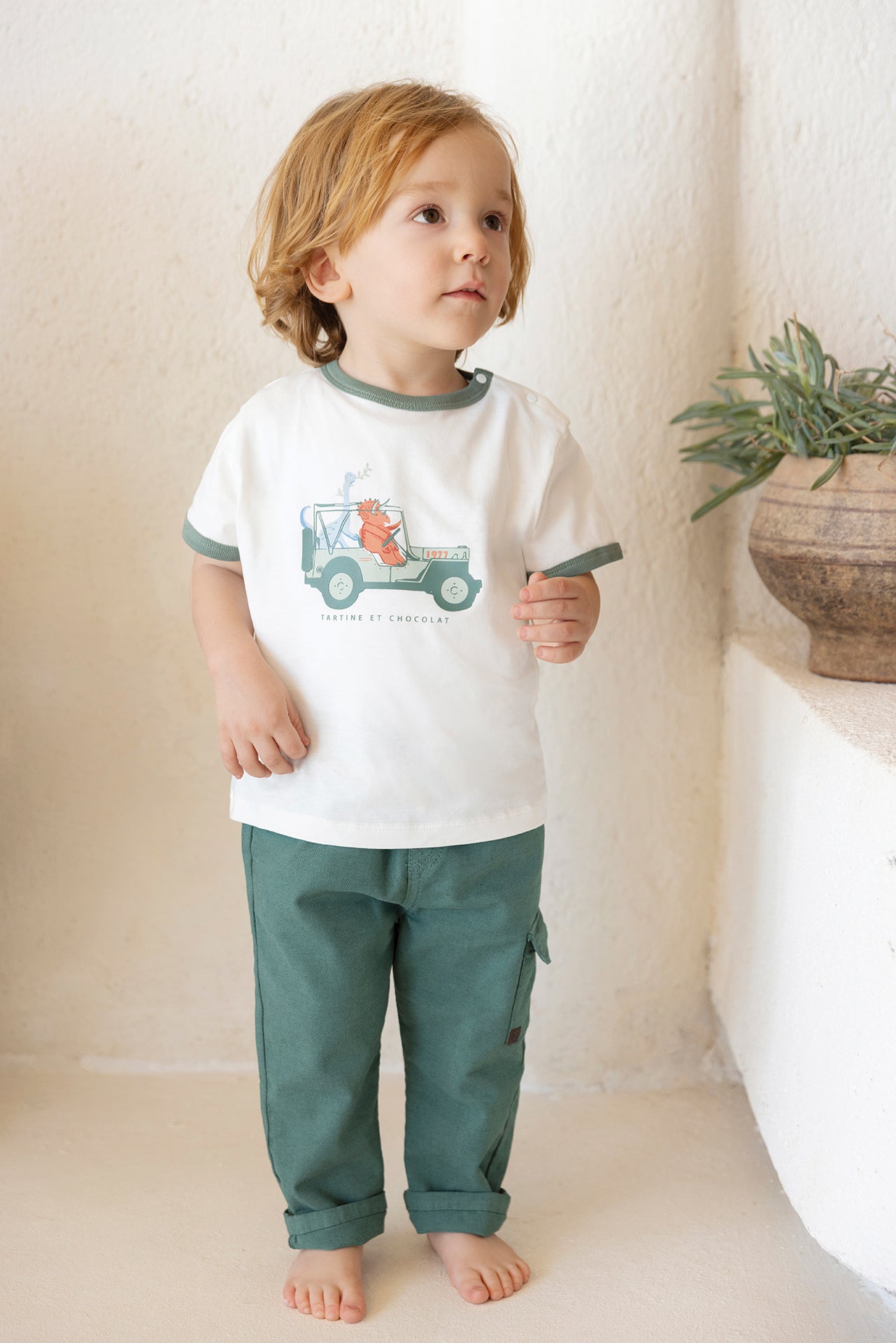 Trousers - Khaki cotton explorer